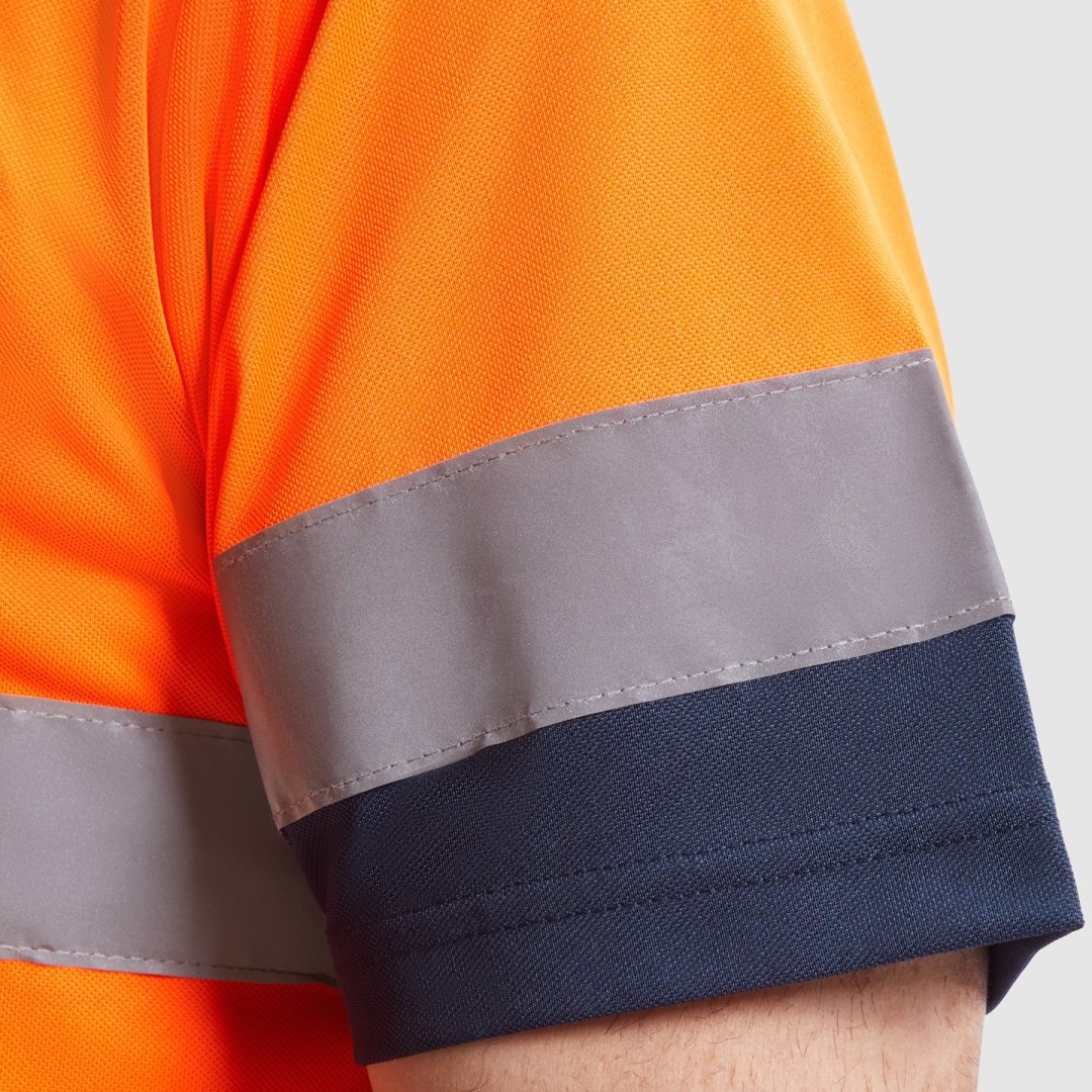 Polo Técnico Alta Visibilidad Hombre Manga...