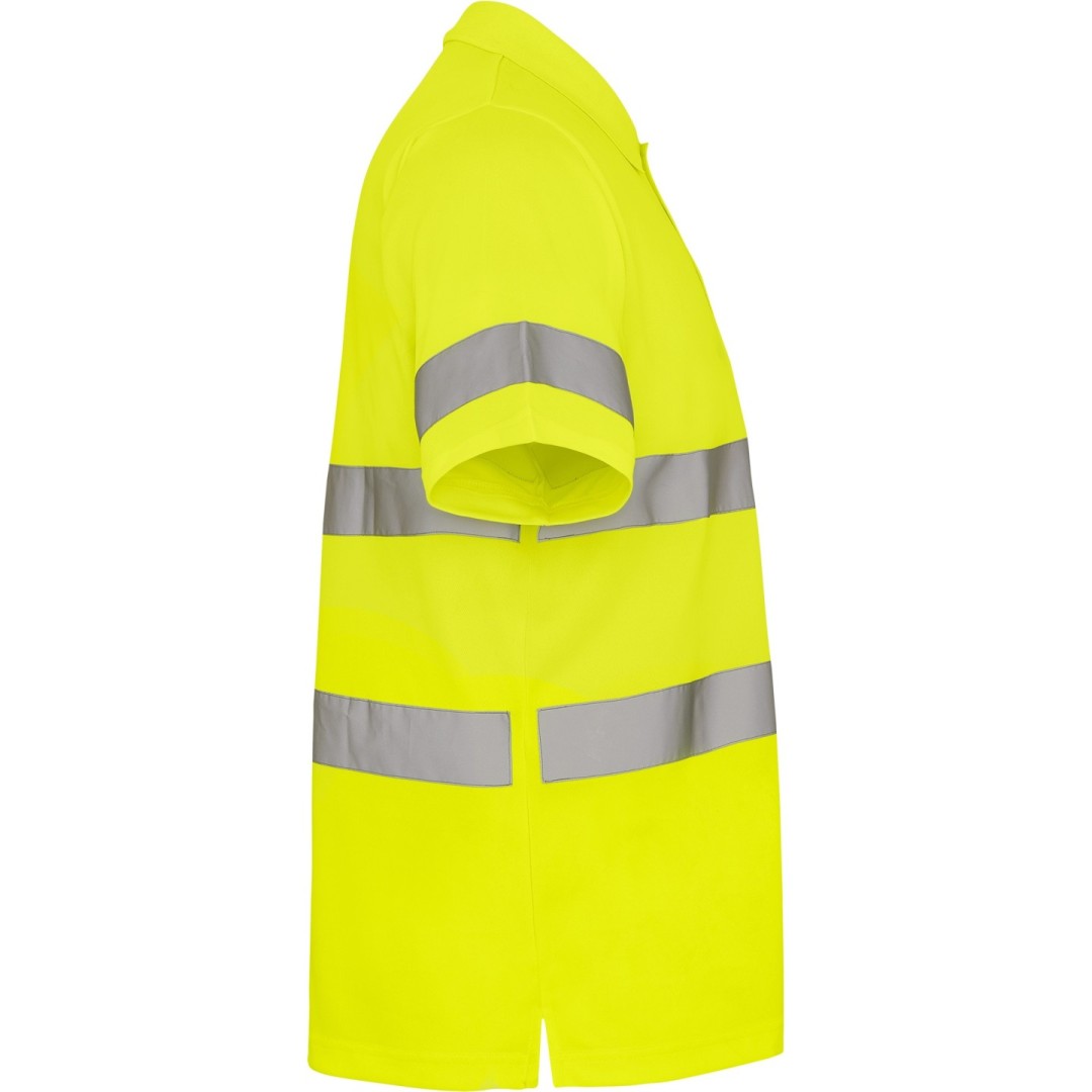 Polo Técnico Alta Visibilidad Hombre Manga...