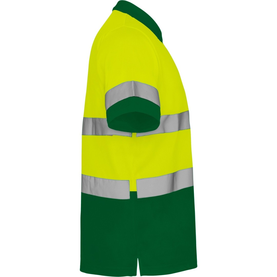 Polo Técnico Alta Visibilidad Hombre Manga...