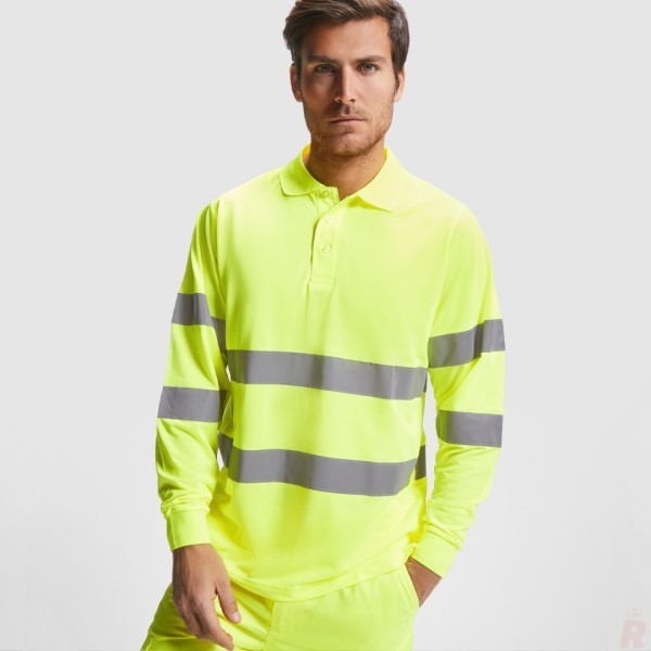 Polo Técnico Alta Visibilidad Hombre Manga Larga POLARIS L/S