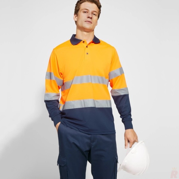 Polo Técnico Alta Visibilidad Hombre Manga Larga POLARIS L/S