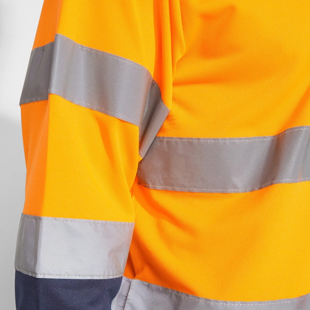 Polo Técnico Alta Visibilidad Hombre Manga...