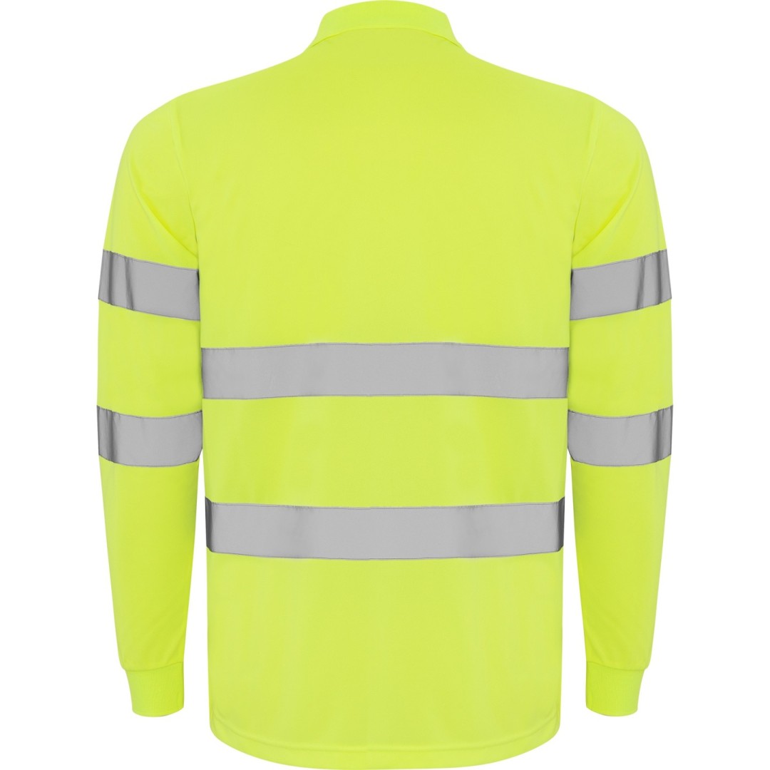 Polo Técnico Alta Visibilidad Hombre Manga...