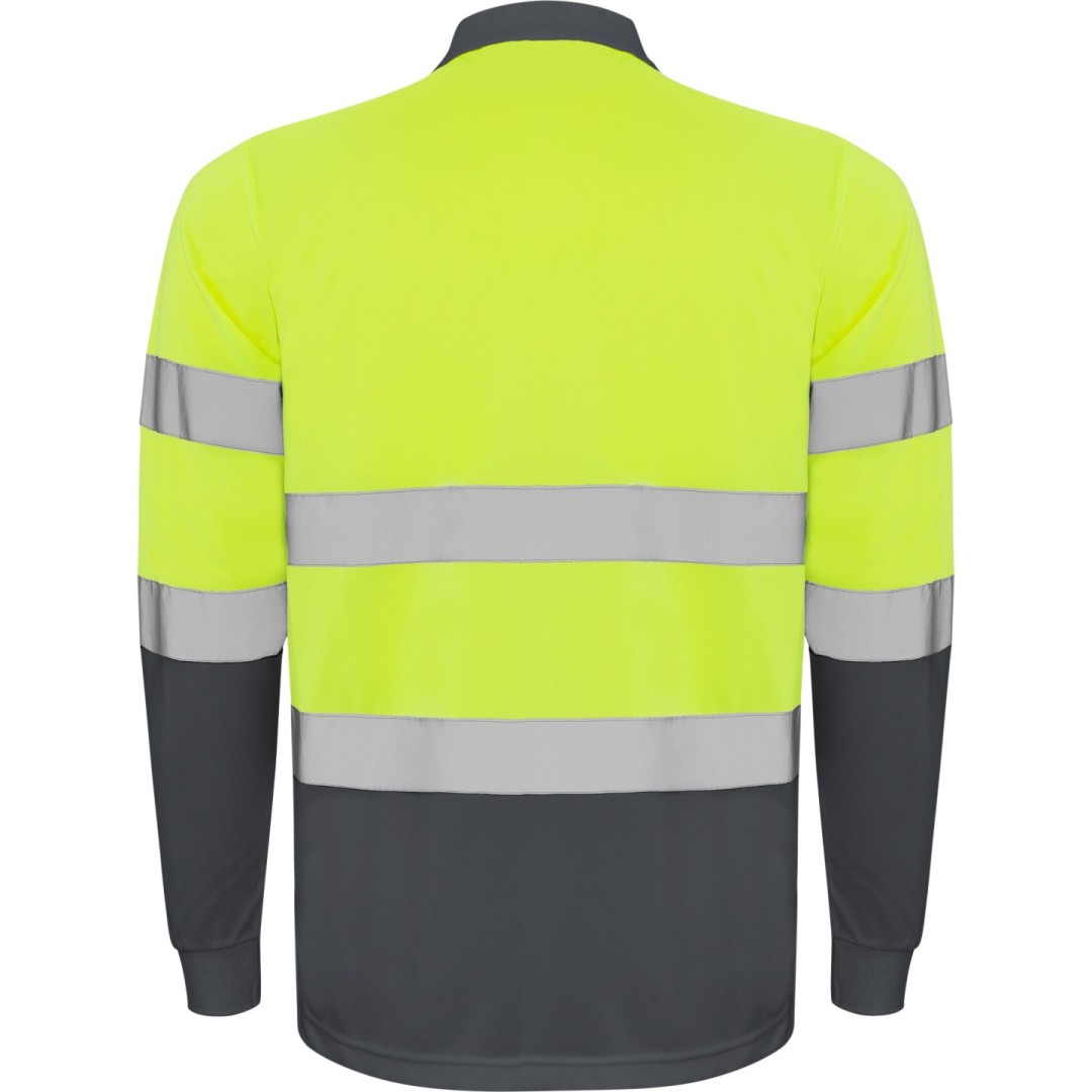 Polo Técnico Alta Visibilidad Hombre Manga...