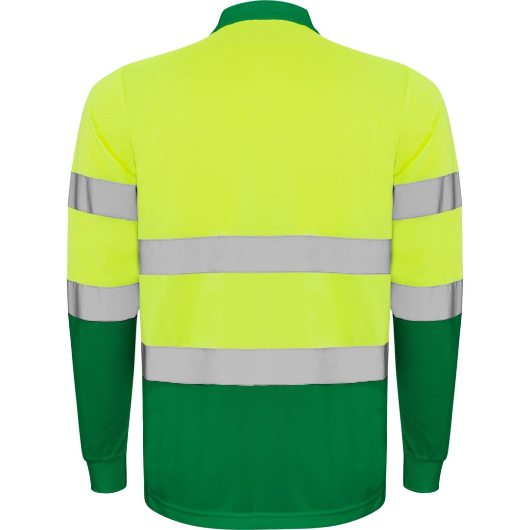 Polo Técnico Alta Visibilidad Hombre Manga...