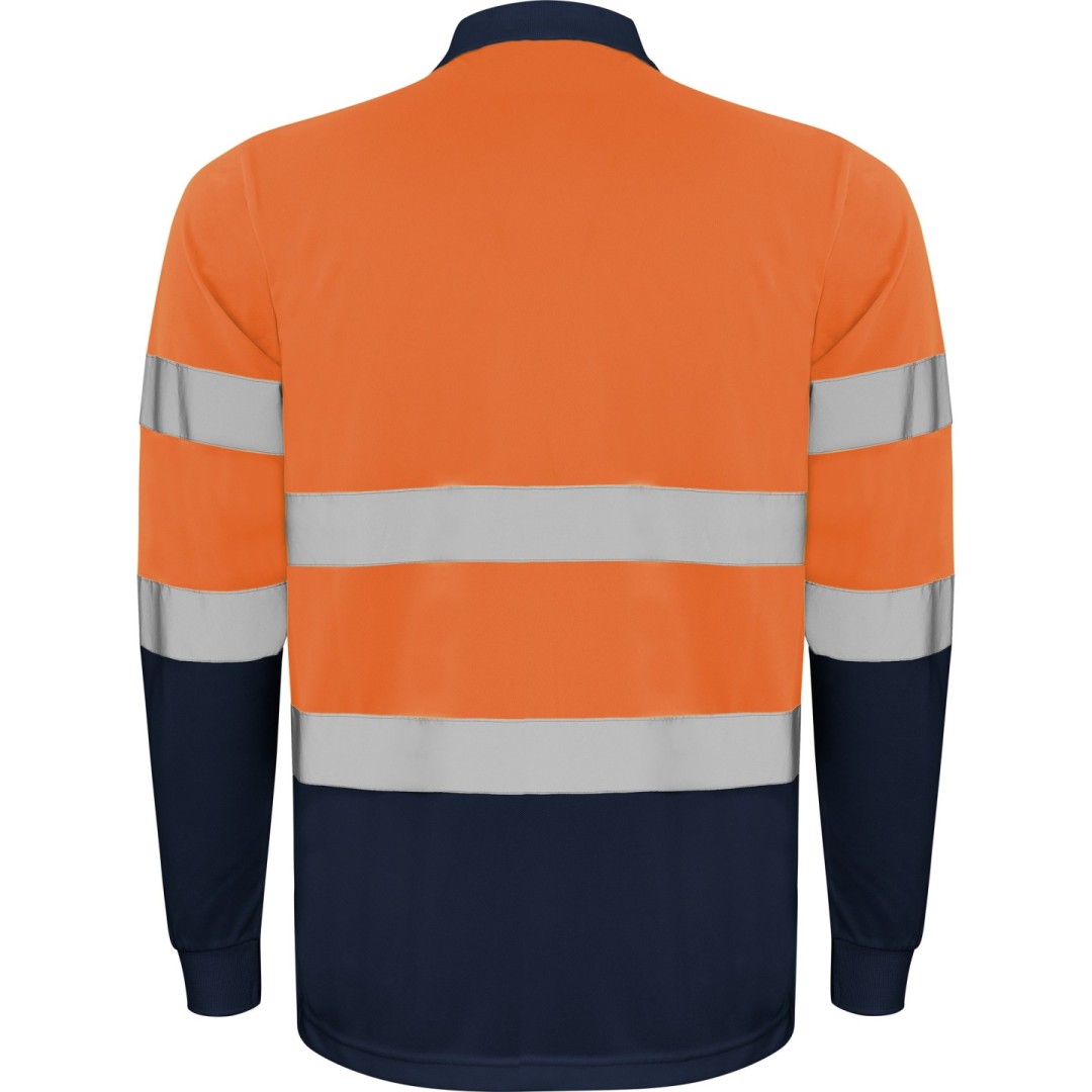 Polo Técnico Alta Visibilidad Hombre Manga...