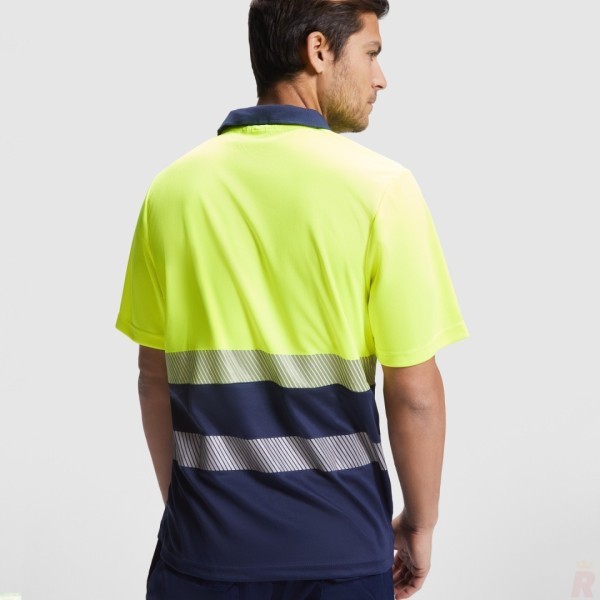 Polo Técnico Alta Visibilidad Unisex Manga Corta VEGA