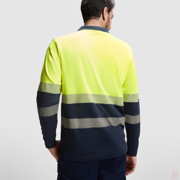 Polo Técnico Alta Visibilidad Unisex Manga Larga VEGA LS