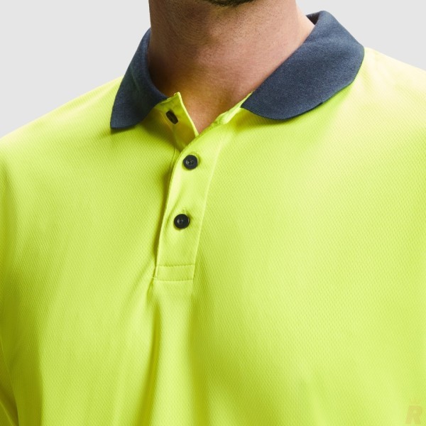 Polo Técnico Alta Visibilidad Unisex Manga Larga VEGA LS