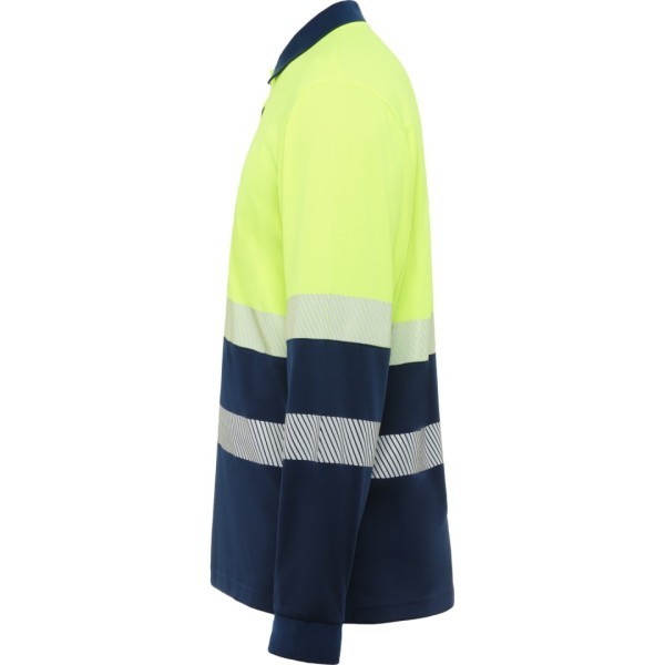 Polo Técnico Alta Visibilidad Unisex Manga Larga VEGA LS