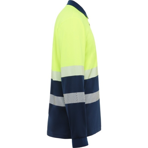 Polo Técnico Alta Visibilidad Unisex Manga Larga VEGA LS