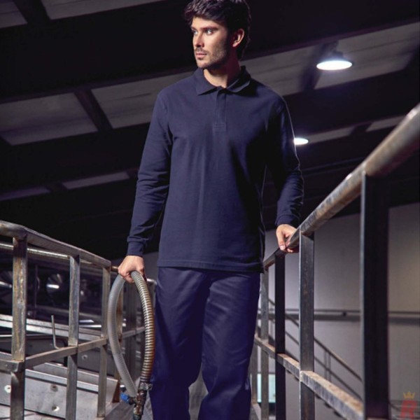 Polo Unisex Alimentación Manga Larga 100% Algodón Piqué ROVER L/S