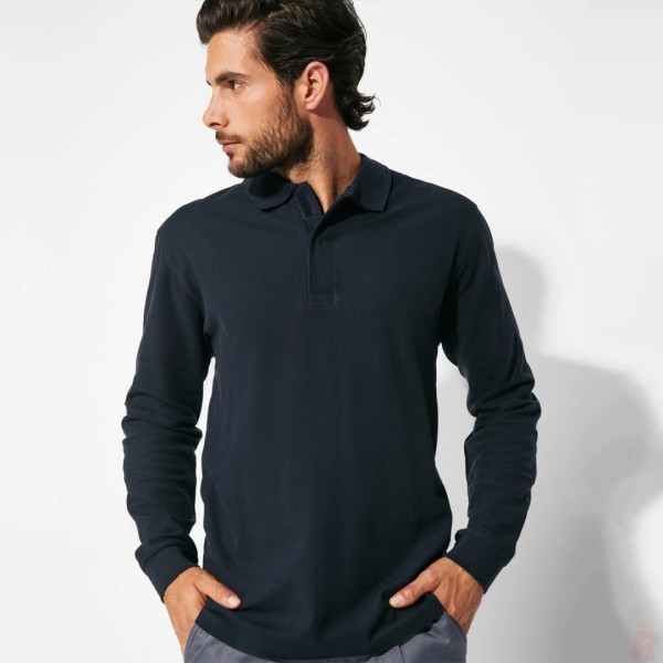 Polo Unisex Alimentación Manga Larga 100% Algodón Piqué ROVER L/S