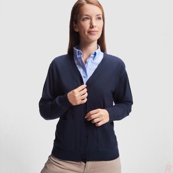 Rebeca Cárdigan Punto Fino Cuello Pico Mujer EXPLORER WOMAN