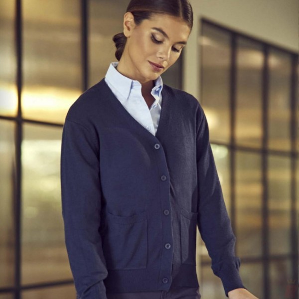 Rebeca Cárdigan Punto Fino Cuello Pico Mujer EXPLORER WOMAN