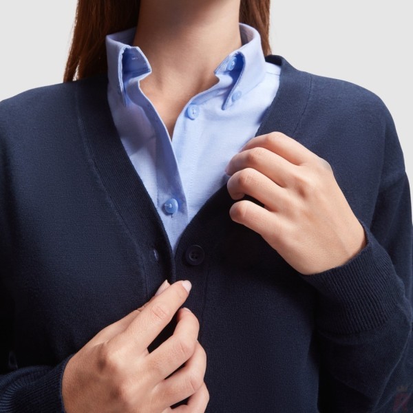 Rebeca Cárdigan Punto Fino Cuello Pico Mujer EXPLORER WOMAN