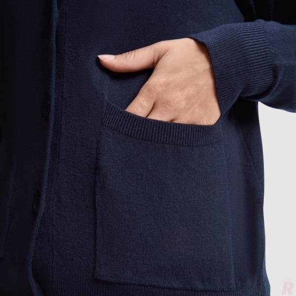 Rebeca Cárdigan Punto Fino Cuello Pico Mujer EXPLORER WOMAN