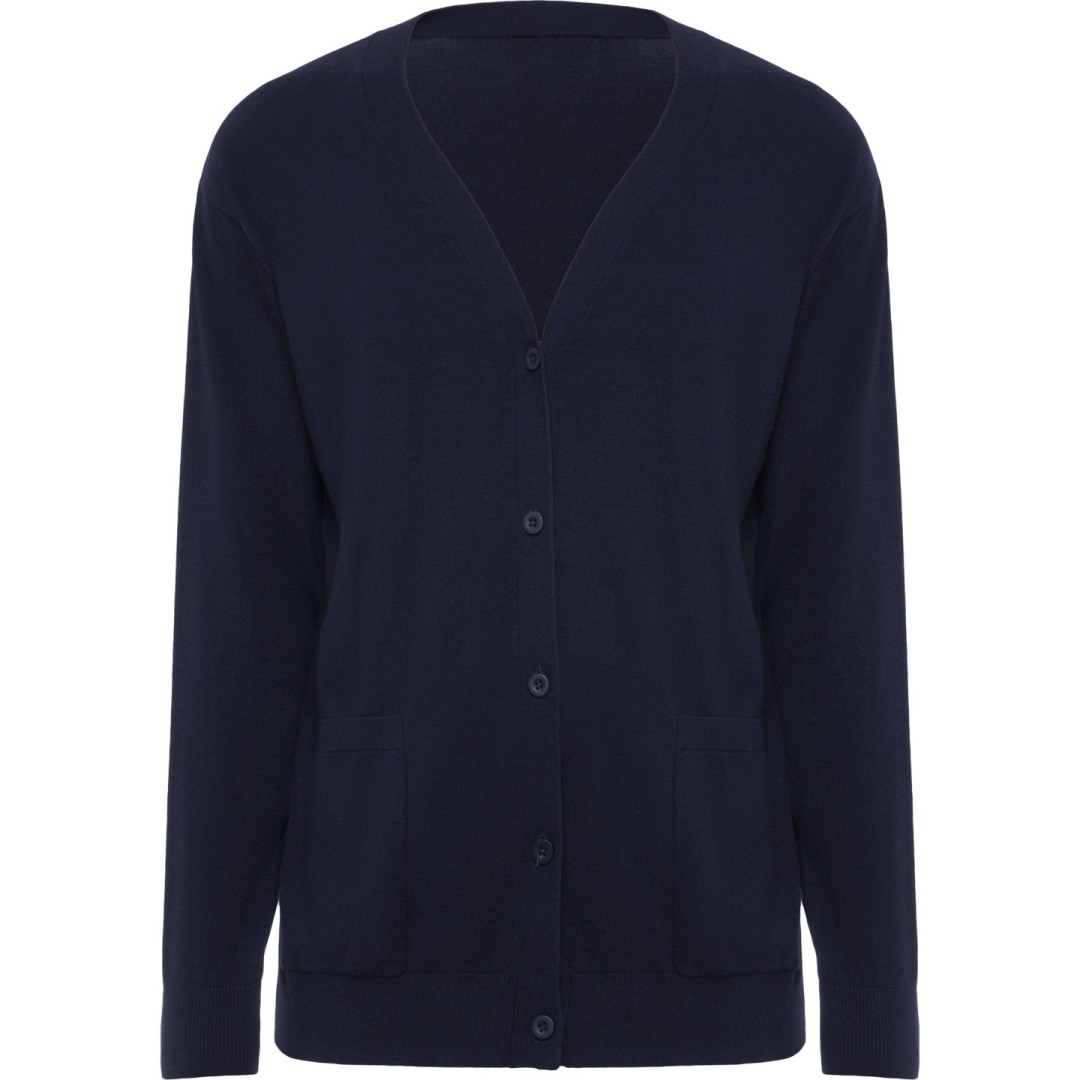 Rebeca Cárdigan Punto Fino Cuello Pico Mujer...