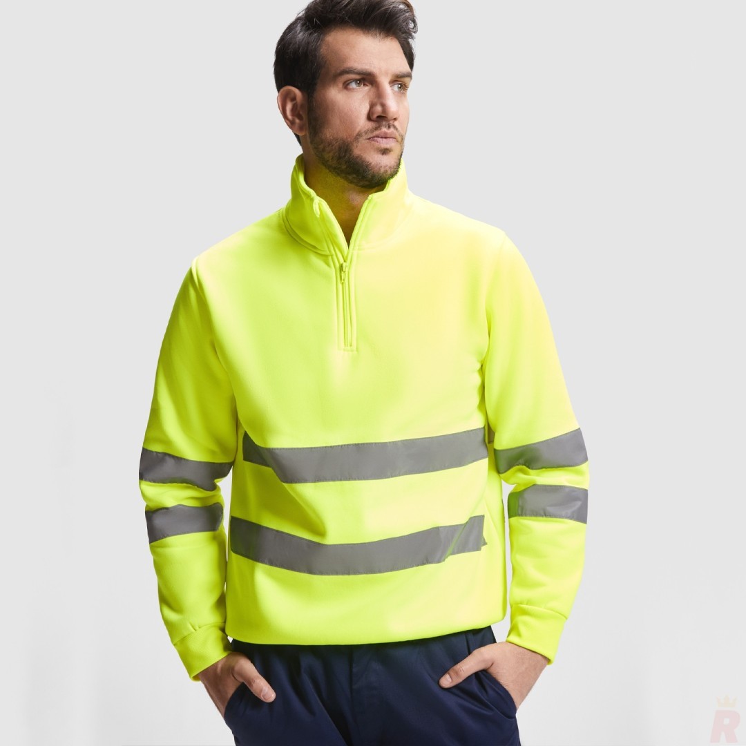Sudadera Alta Visibilidad Media Cremallera...