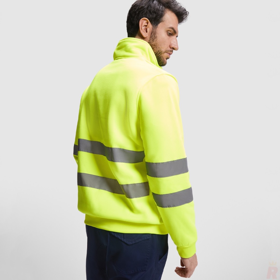 Sudadera Alta Visibilidad Media Cremallera...