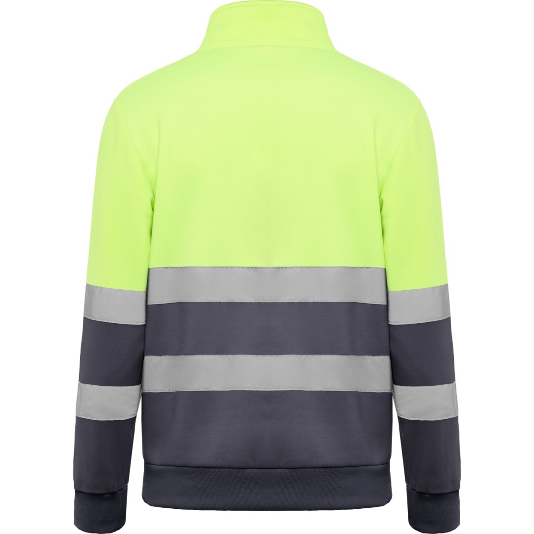 Sudadera Alta Visibilidad Media Cremallera...