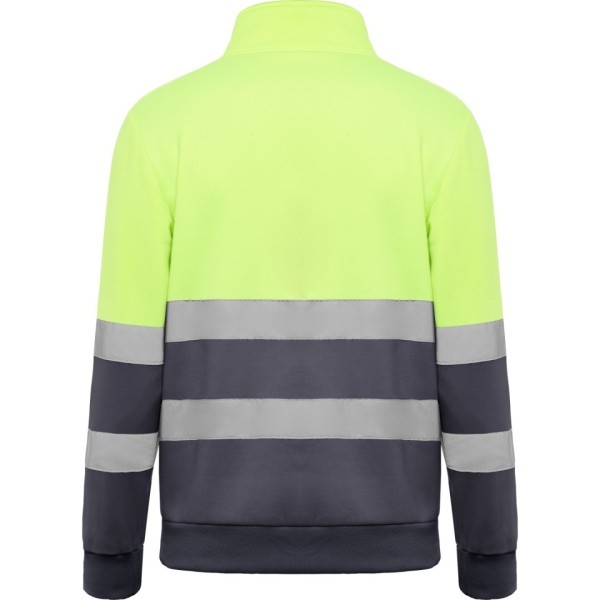 Sudadera Alta Visibilidad Media Cremallera Unisex SPICA