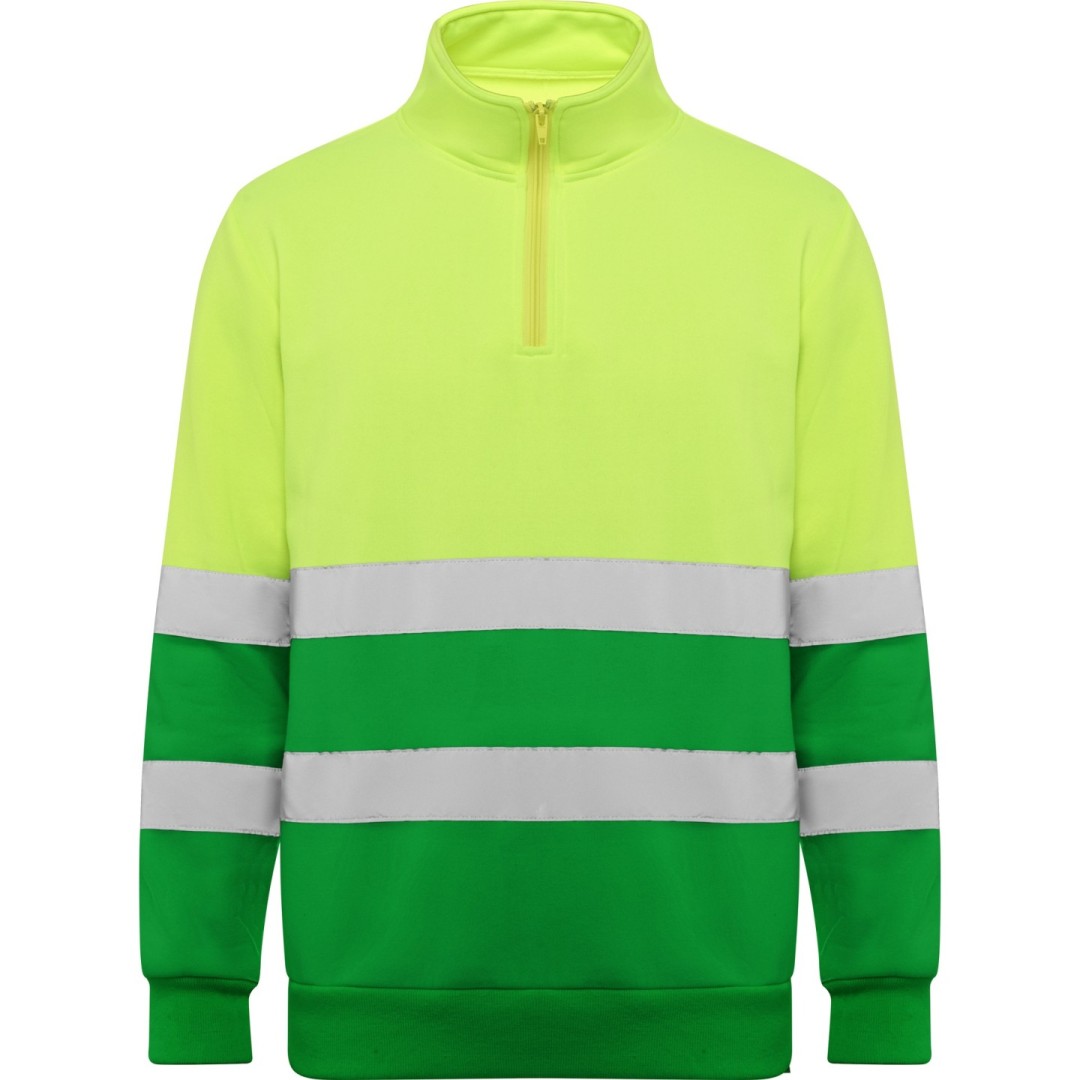 Sudadera Alta Visibilidad Media Cremallera...