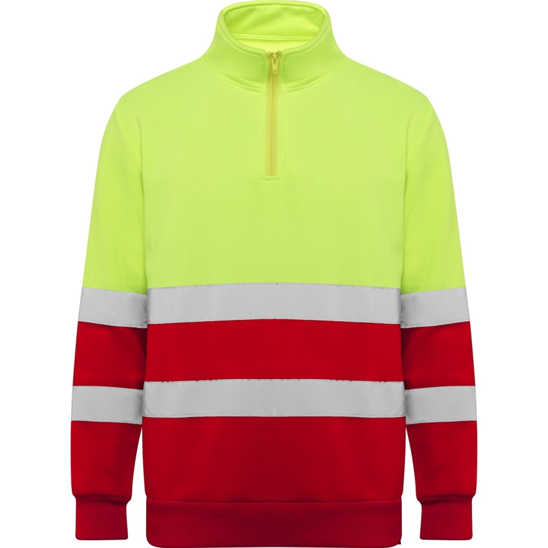 Sudadera Alta Visibilidad Media Cremallera...