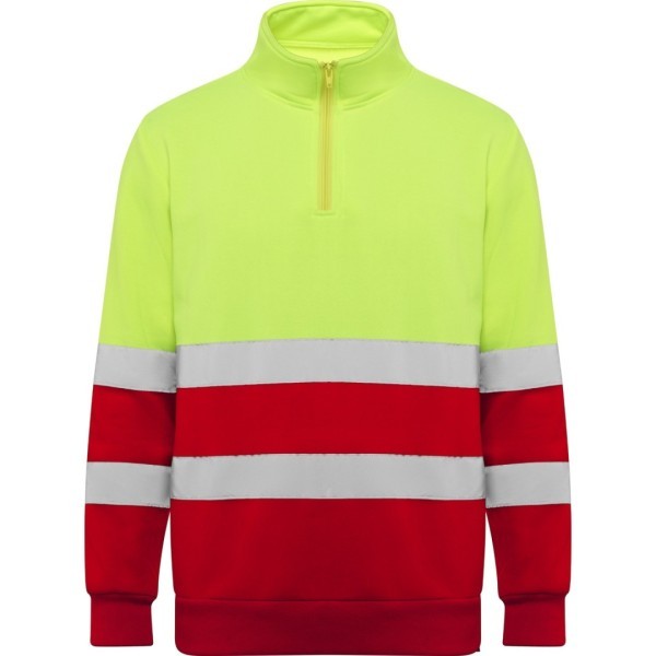 Sudadera Alta Visibilidad Media Cremallera Unisex SPICA