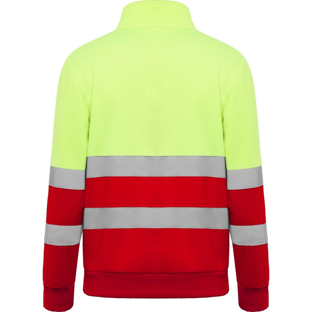 Sudadera Alta Visibilidad Media Cremallera...