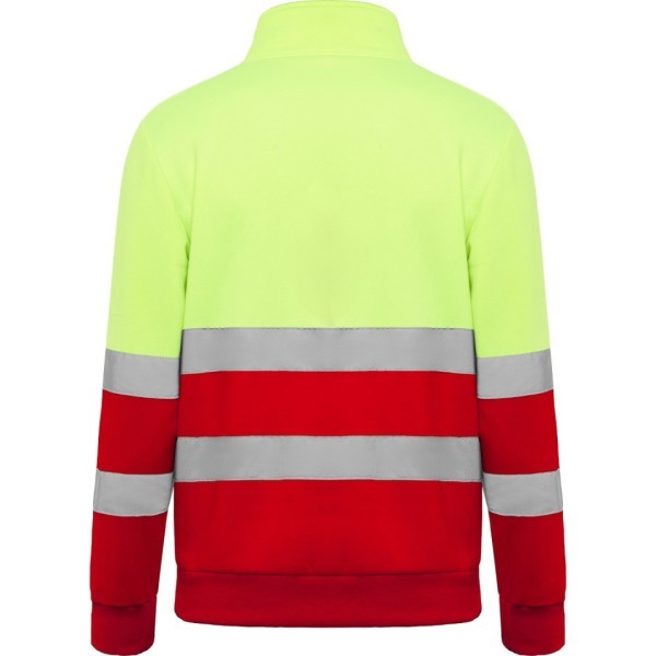 Sudadera Alta Visibilidad Media Cremallera Unisex SPICA