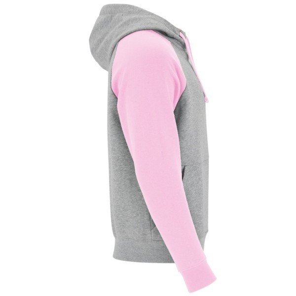 Sudadera Combinada Bicolor Capucha Adulto Unisex BADET