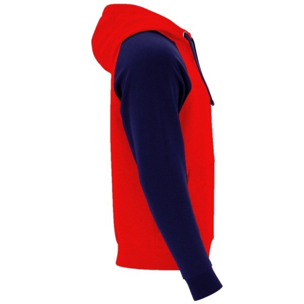 Sudadera Combinada Bicolor Capucha Adulto Unisex BADET