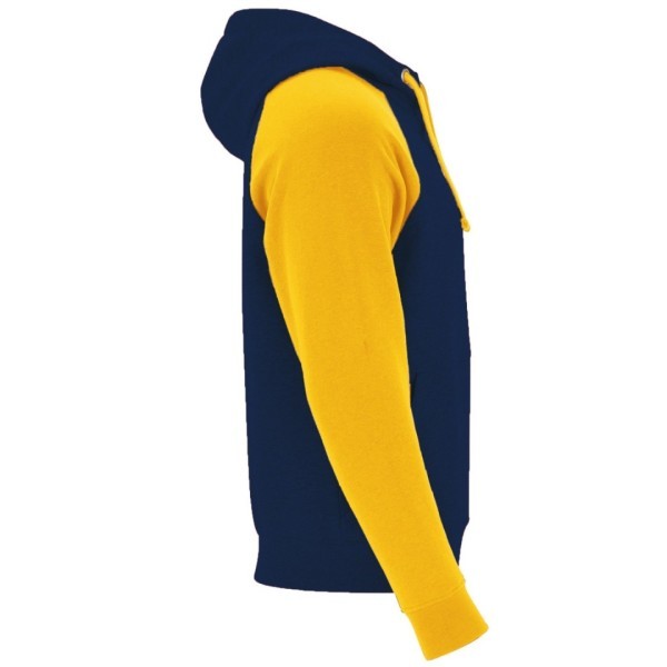 Sudadera Combinada Bicolor Capucha Adulto Unisex BADET