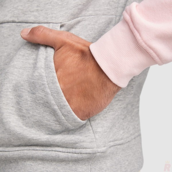 Sudadera Combinada Bicolor Capucha Infantil BADET