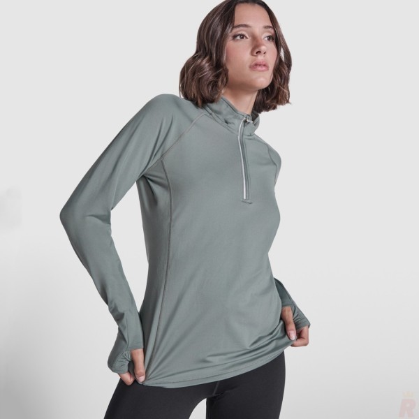 Sudadera Deportiva Técnica Entallada Mujer Manga Larga ESTAMBUL WOMAN