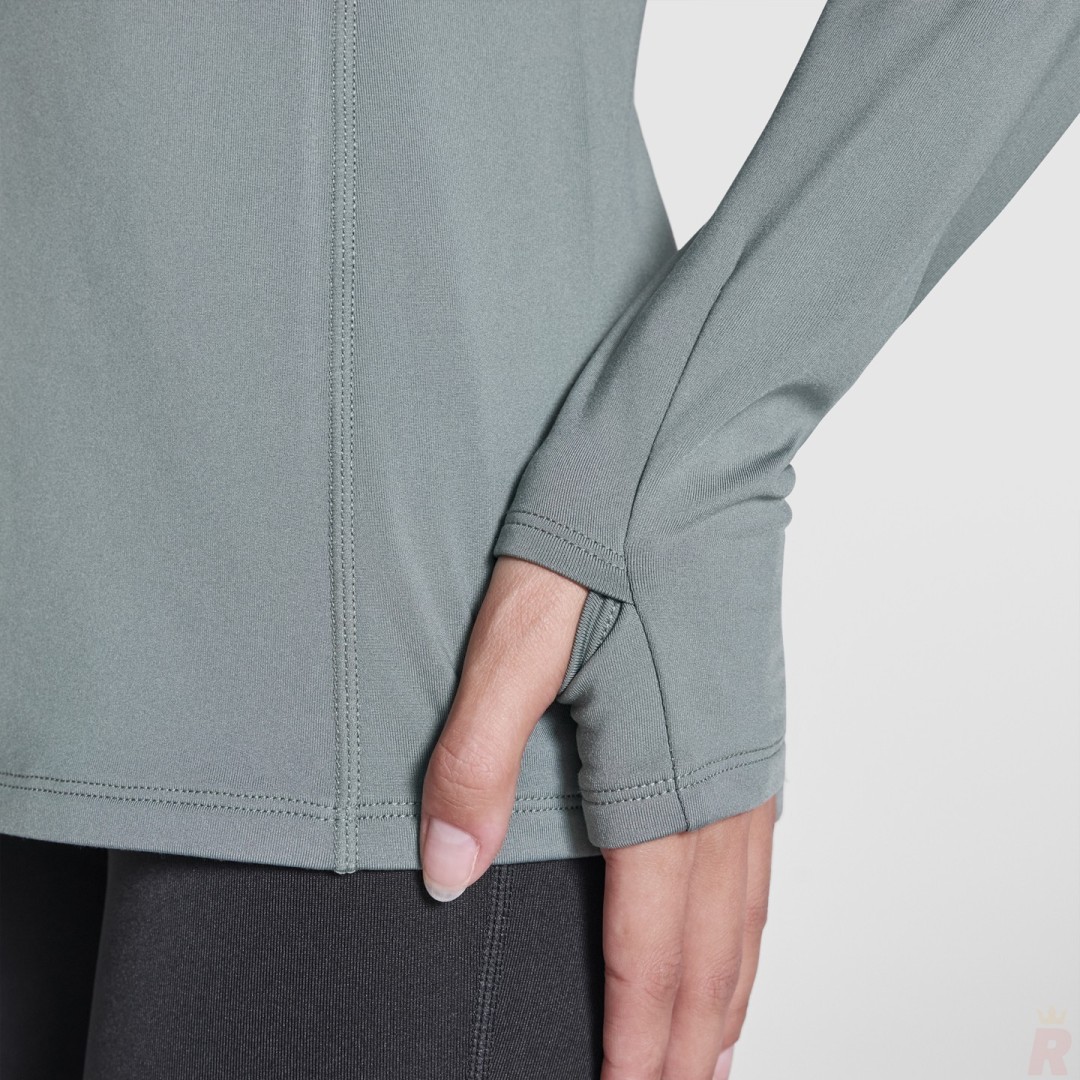 Sudadera Deportiva Técnica Entallada Mujer...