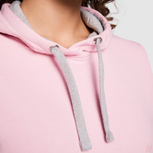 Sudadera Entallada Capucha Bicolor Mujer URBAN WOMAN