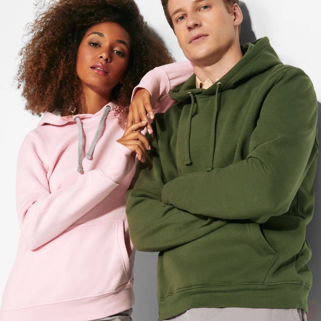 Sudadera Entallada Capucha Bicolor Mujer URBAN...