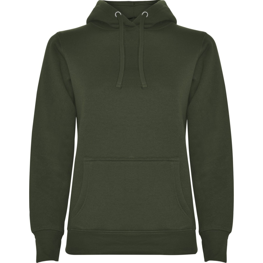 Sudadera Entallada Capucha Bicolor Mujer URBAN...