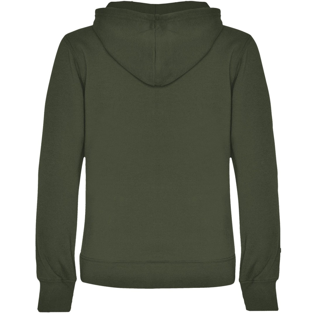 Sudadera Entallada Capucha Bicolor Mujer URBAN...