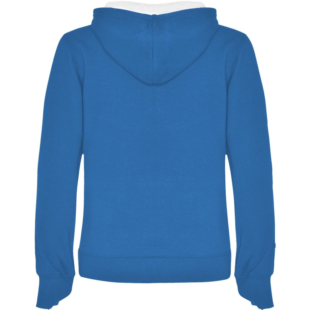 Sudadera Entallada Capucha Bicolor Mujer URBAN...