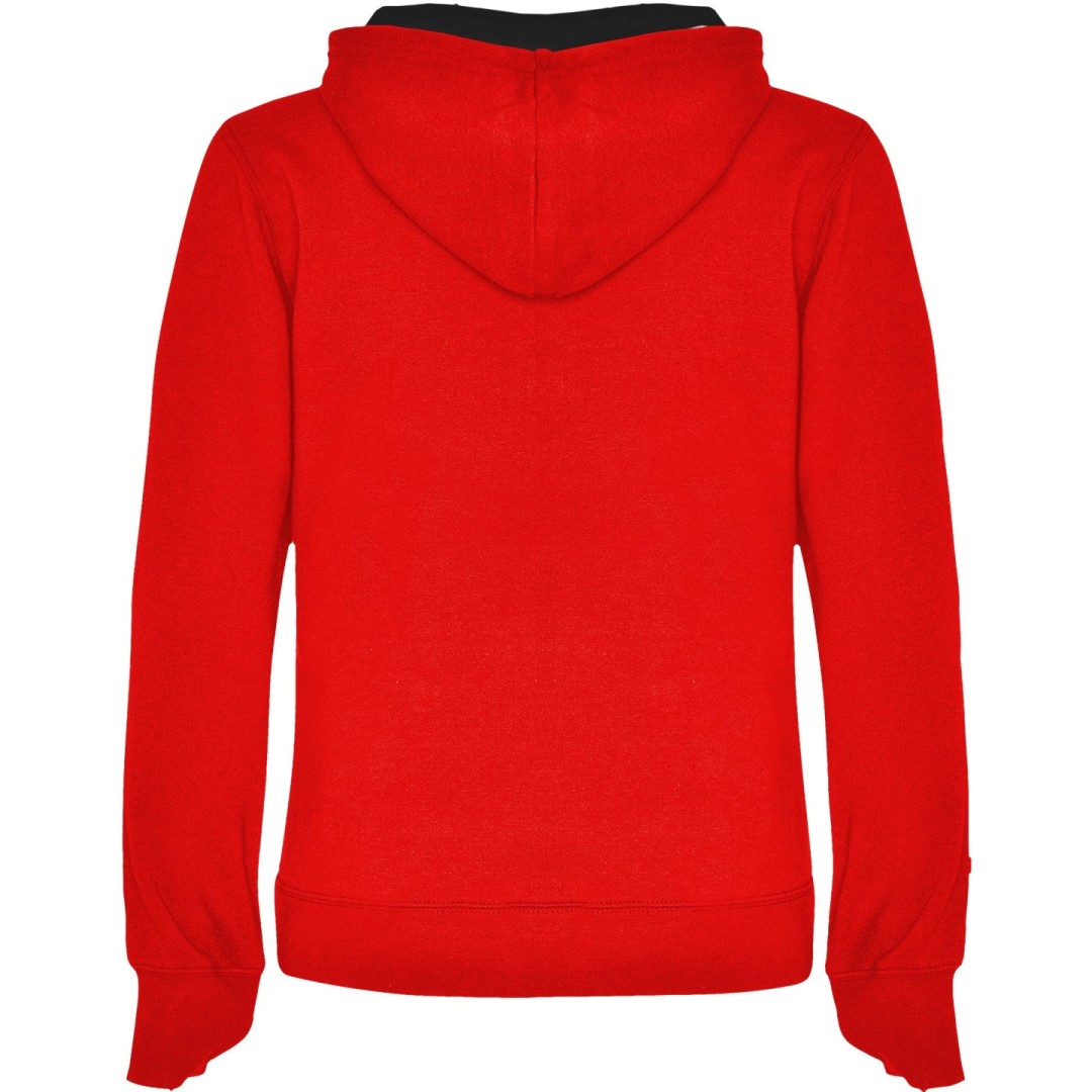 Sudadera Entallada Capucha Bicolor Mujer URBAN...