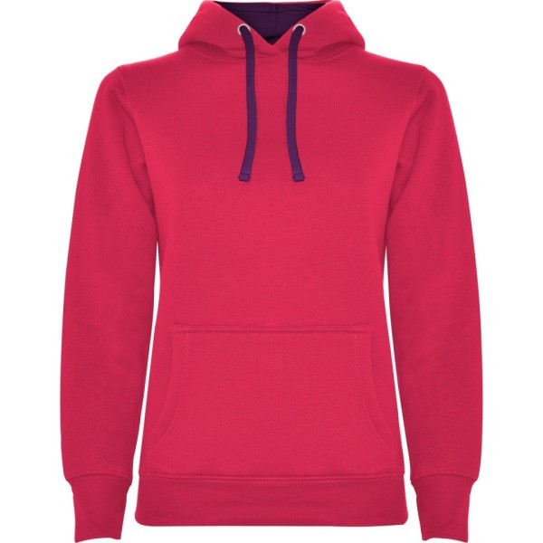 Sudadera Entallada Capucha Bicolor Mujer URBAN WOMAN