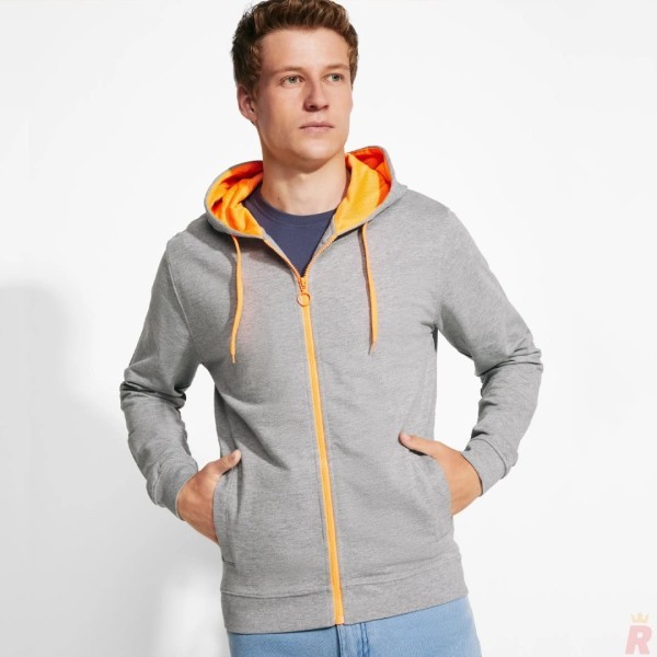 Sudadera Felpa Capucha Combinada Hombre FUJI