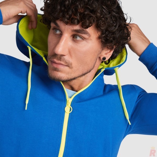 Sudadera Felpa Capucha Combinada Hombre FUJI