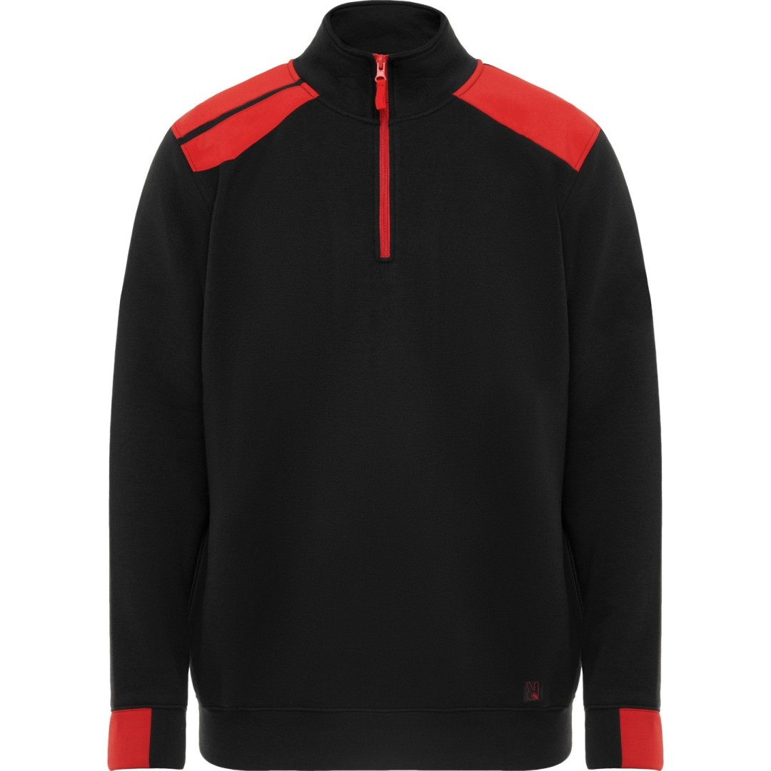 Sudadera Laboral Combinada Cuello Alto Hombre...