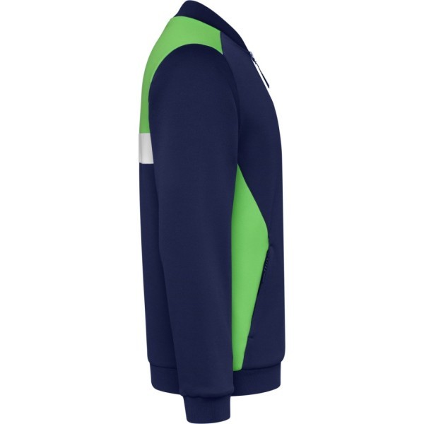 Sudadera Técnica Deportiva Cremallera Hombre Tejido Interlock Perchado LEROS