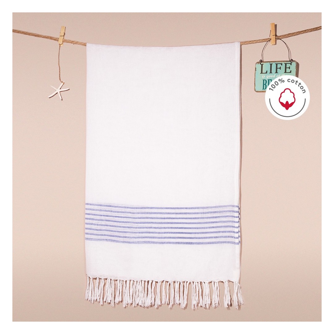 Pareo Foulard Kahakai Azul - 53050 Goya