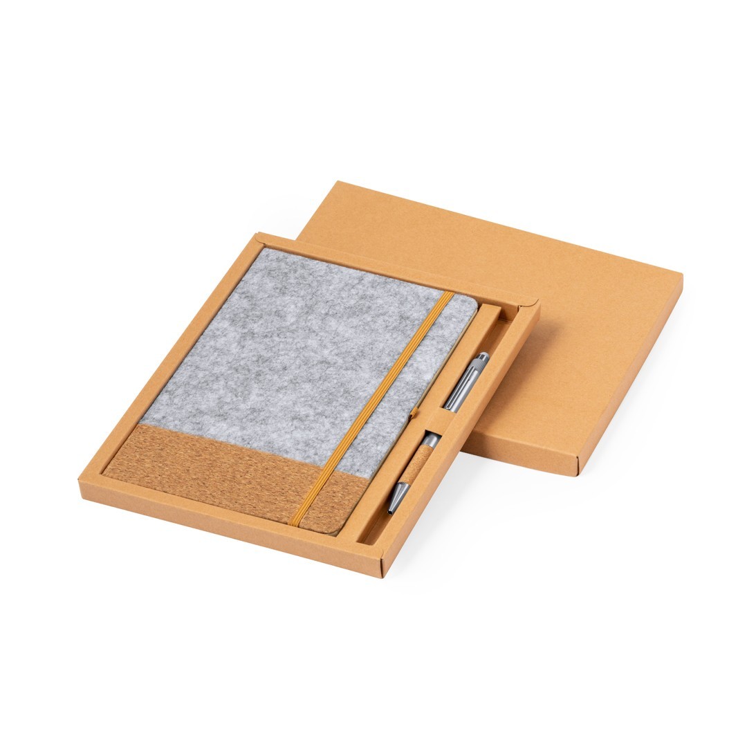 Set Webermax - Bloc de notas y bolígrafo